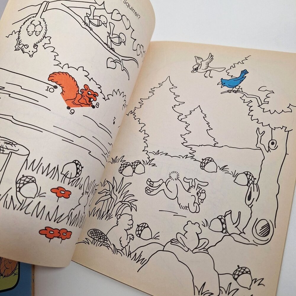 Berenstain Bears Mini-Boxes To Color Bigpaw Punch-Out Finish Picture Vintage - Picture 12 of 15